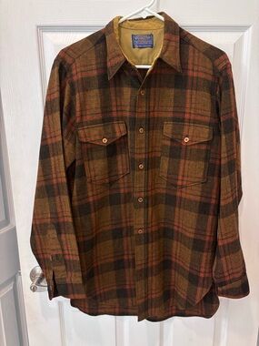 Pendleton Vintage Plaid Virgin Wool Shirt - Button Down